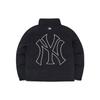New MLB New York Yankees Down Jacket Short Men's Black 3ADJB1126-50BKS