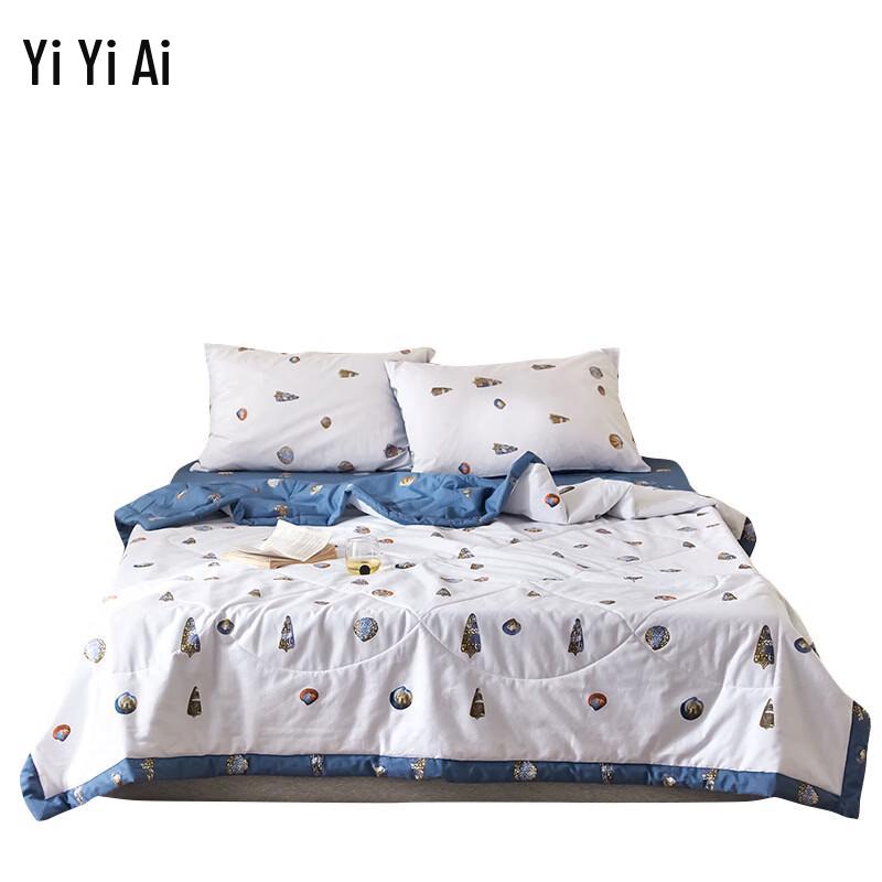 

Yiyiai All-Cotton Jet Print Summer Quilt