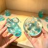 Transparent Apple Moldable Stress Ball Coconut Oil Apple Shaped Non-Bounce Squeeze Ball Asmr Sensory Toy Toy