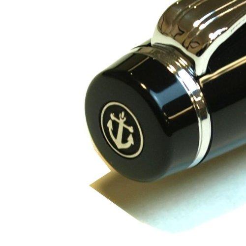 Sailor Fountain Pen Professional Gear Silver Black Medium Point 11-2037-420