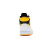 Air Jordan 1 Mid SE White Laser Orange Women Sneakers Black CV5276-107