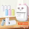 57*25mm Thermal Paper Label Sticker Self-adhesive HD Color Rolls Paper For Mini Printer Instant Print Kids Camera Photo Paper 4