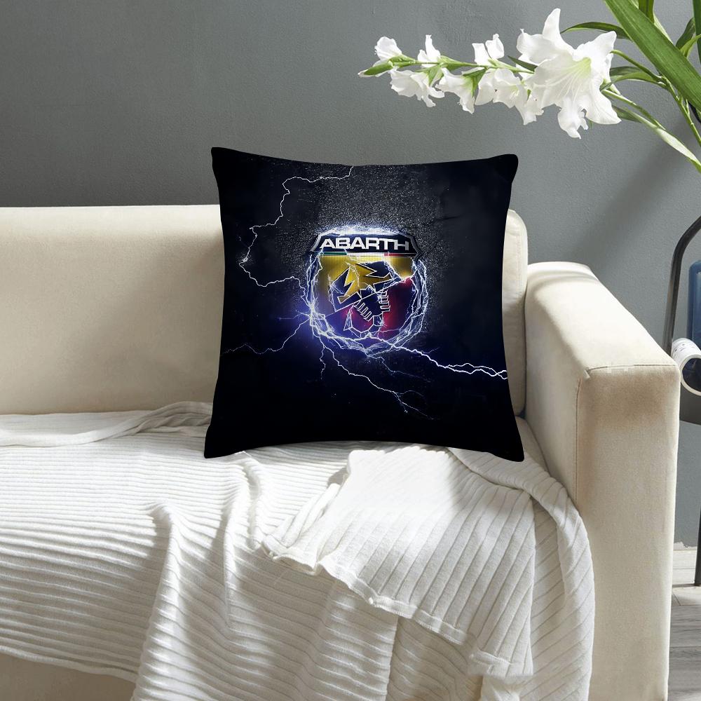 A-A-Abarth Cartoon Pillow Case Sofa Decorative Home Double-Sided Print Plush Square Throw Pillow Covers Cushion Decor Cover