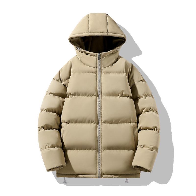 Men's Cotton Jacket for Winter New Hooded Windproof and Warmth Thickened Cotton Jacket for Men's Cotton Jacket