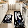 Messi poster Flannel Kitchen Mat Christmas Soft Area Rug Non Slip Floor Carpet Home Decoration