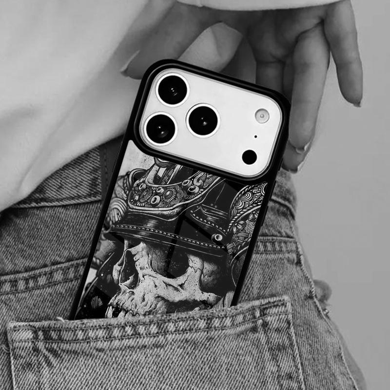 Samurai Demon Phone Case for iPhone 17ProMax 12 13 14 15 16e 17 Pro Max Plus Air Cover
