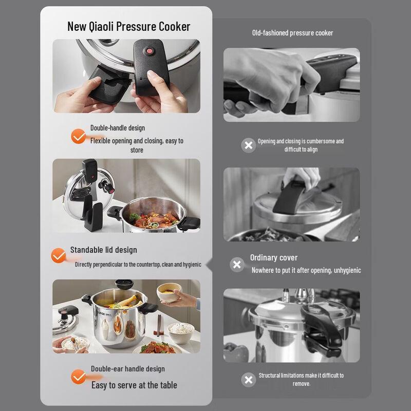Supor 304 Stainless Steel Pressure Cooker