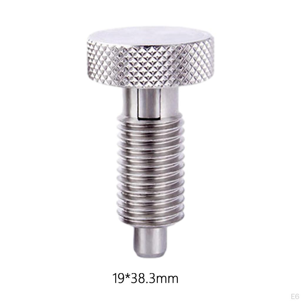 Hand Retractable Spring Plunger with Knurled Handle Quick Release Pins Portable Manual Extension
