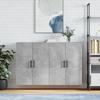VidaXL Wall Cabinets 2 Pcs Concrete Grey 69.5x34x90 Cm 3195647