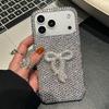 Luxury Diamond Bowknot iPhone Case with Lanyard for iPhone 11/12/13/16/17 Promax