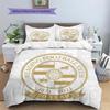 Reading FC Pattern Bedding Quilt Set  Home Decoration  Gift (1 * duvet cover + 2 * pillowcase  without core)