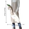 Solid Color Japanese Minimalist Kitchen Apron Cotton Household Waterproof Apron  Restaurant