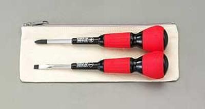 ESCO Set Screwdriver Grip 2-Piece [Phillips] (Power Electrician) EA557AB-10