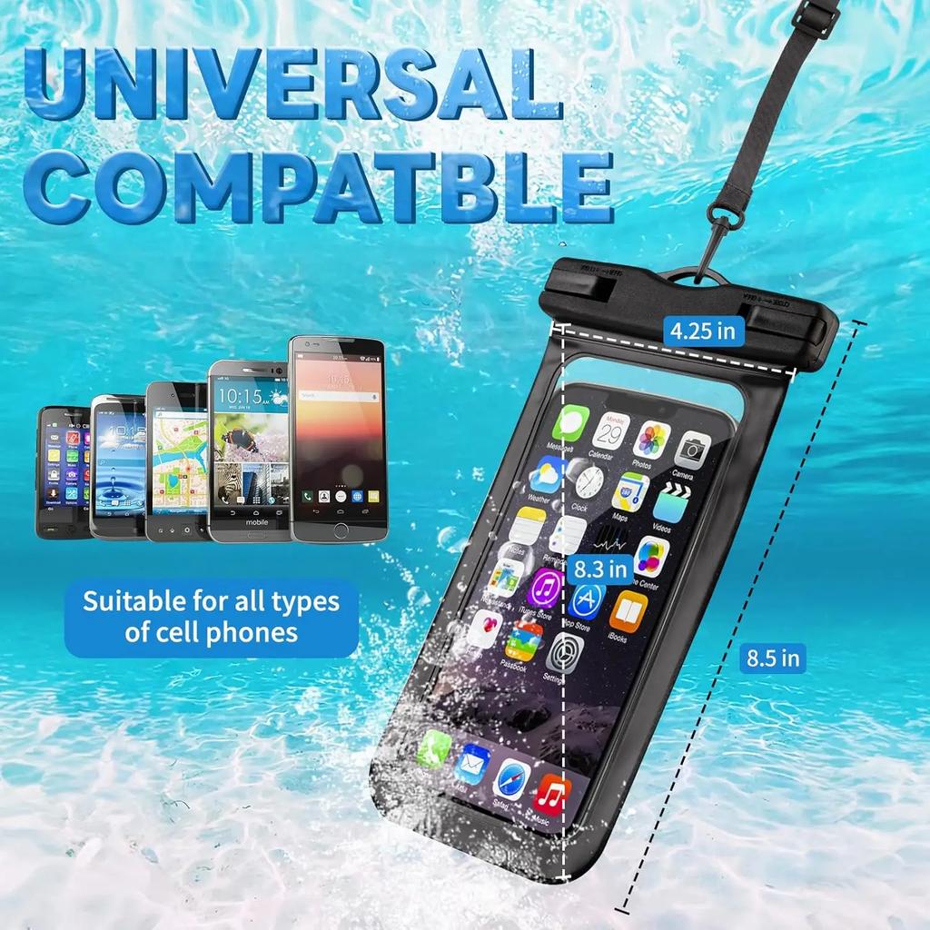 1-30PCS High Quality Universal Waterproof Smartphone Bag Phone Case Floating Waterproof Phone Pouch Bag for Diving Swimming