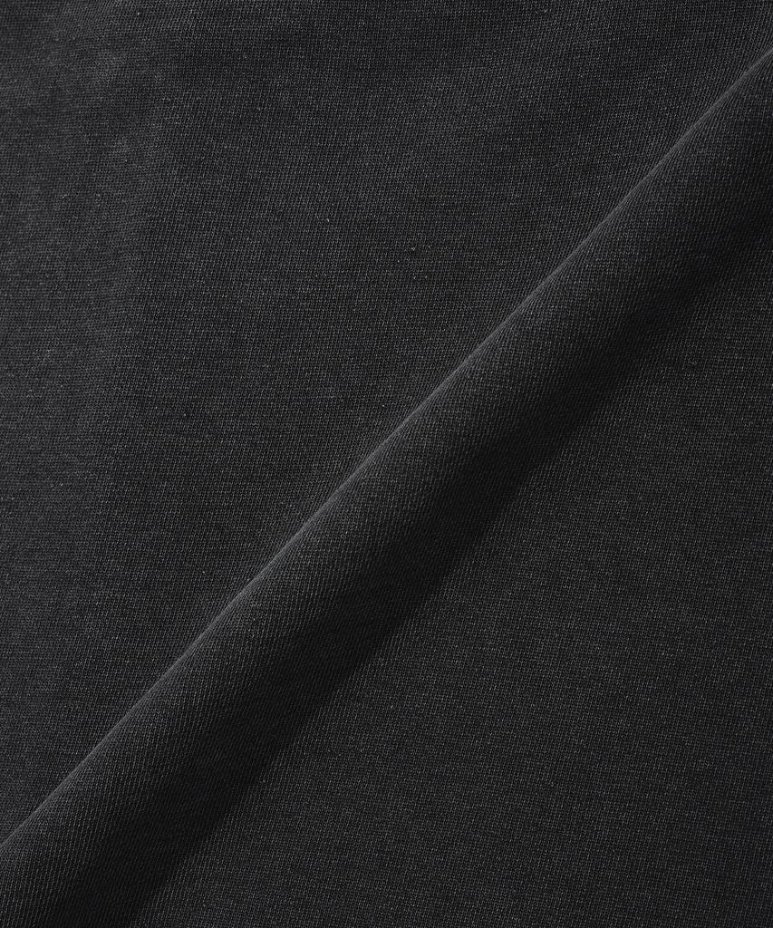 Lemain Second Vintage Pigment 2-Way Oversized Zip-Up Hoodie [Charcoal]