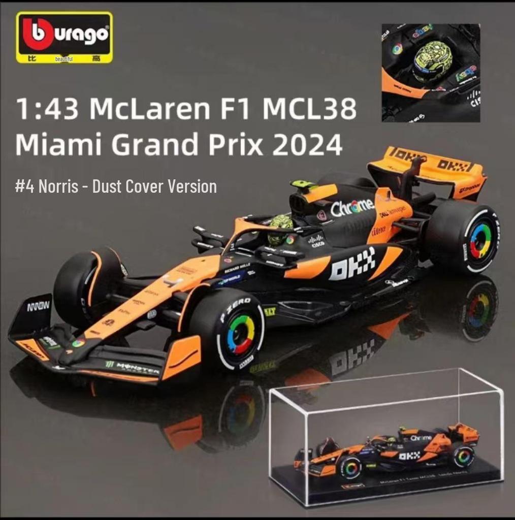 Bimeigao 1:43 McLaren MCL60 2023 F1 Racing Alloy Car Model