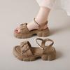 Stepping On Shit Soft-soled Maternity Sandals Women's Outer Wear 2025 Summer New Casual Versatile Flat-bottomed Non-slip Fashion Shoes