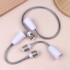 Light Weight Flexible E27 To E27 LED Screw Lamp Base Bulb Socket Extender Extension Light Holder Lamp Base Light Socket Adapter