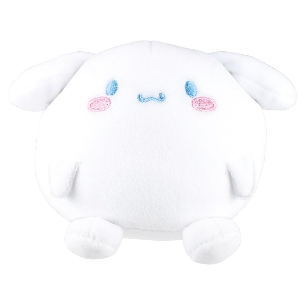 Tees Factory Sanrio Characters Mottsumi Plush 130mm H x 150mm W x 90mm D Toy, Cinnamoroll, (SR-5529225CR)