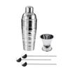 Trio Cocktail Shaker, Alcohol Dispenser and 3 Stainless Steel Cocktail Spoons - FACKELMANN - Bar Concept