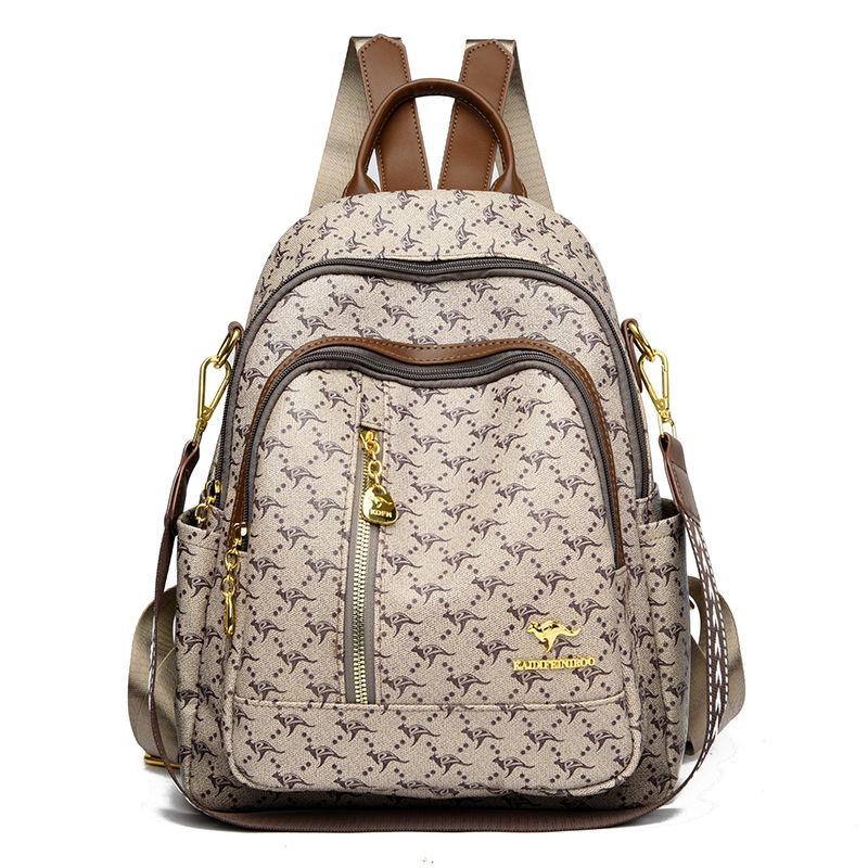 

Новый классический модный высококачественный мягкий кожаный дорожный рюкзак для женщин, большая вместимость, роскошные сумки через плечо, школьные сумки, рюкзаки