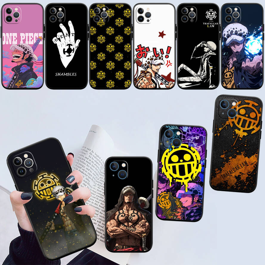 Art One Piece Law Case for Samsung Note 20 10 S25 Plus Ultra Lite FE M20 M21 M30 M31 M51 A11 A26 A51 A52 A53 A56 A70 A71 A72 A73
