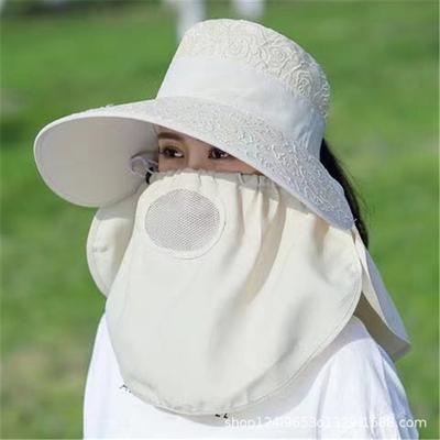 Summer Sun Hat Women's Dome Sun Hat Outdoor Big Eaves UV Protection Face Hat