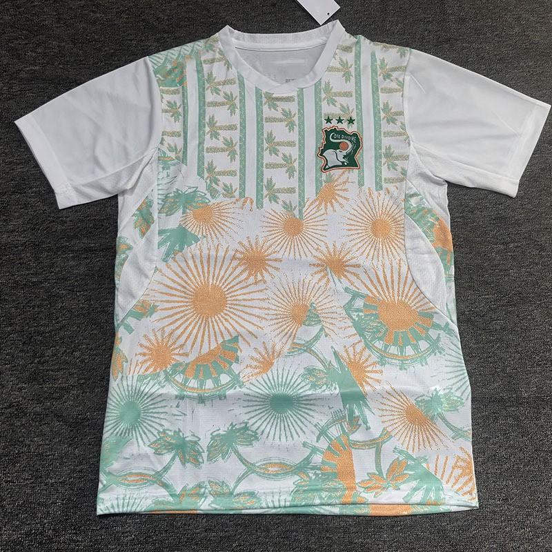 2627 Fans 3XL4XL Cote D Ivoire Jerseys Football Uniforms Fan Edition Jersey S белый