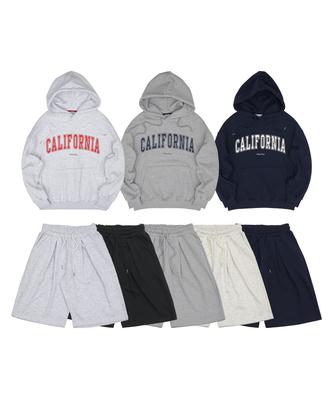 [Set] California Hoodie & Half Pants Set