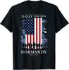 D-Day T-Shirt Landungen in der Normandie Invasion 80. Jahrestag 1944 T-Shirt, Unisex Tee
