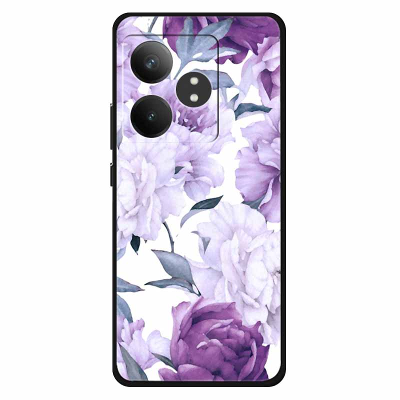 Funda For Realme GT 6T / GT 6 Cases Silicone Planet Painted TPU Soft Phone Back Cover For RMX3853 Protective Coque RMX3851  GT 6