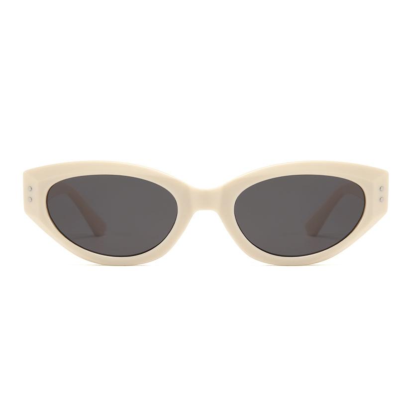 Retro Cat Eye High-end Sunglasses Women's Men's Sun Shading &UV Resistant Driving Sunglasses Oval Lady Sun Glasses Gafas De Sol