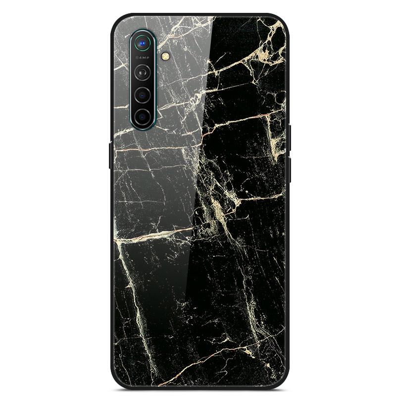 For OPPO Realme XT Tempered Glass Case Soft Bumper Hard Funda For OPPO Realme 6 Pro Realme X2 XT Phone Case Realme6 Back Cover