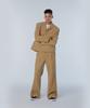 INSTANTFUNK Ms Corduroy Semi-Wide Slacks - Beige