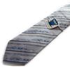 [Shikisai No Mise] A Cute Character Necktie Featuring the Hokuriku Shinkansen (train Design) (side Gray)