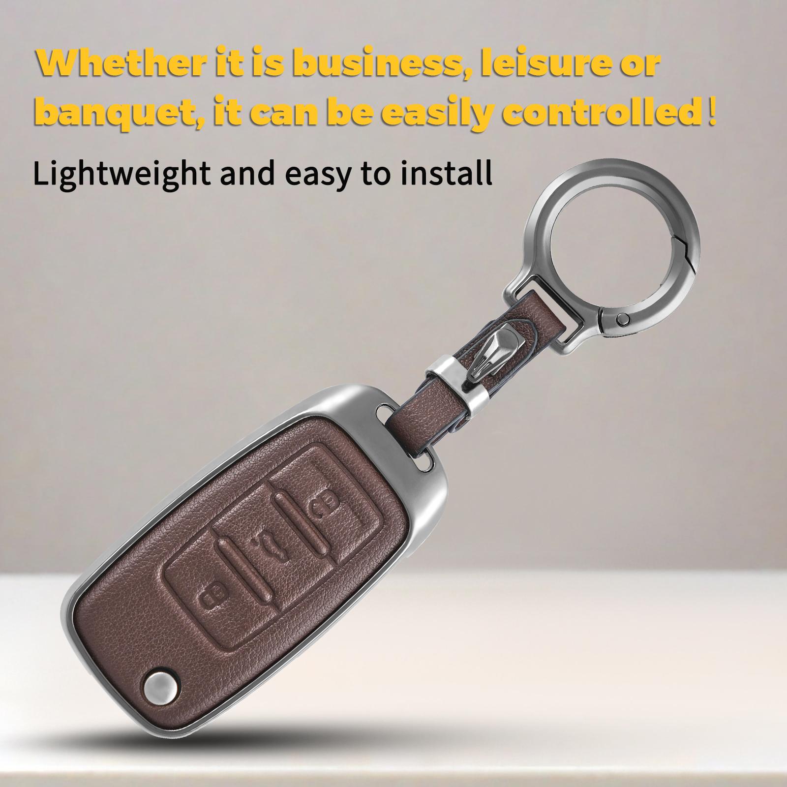 

3 Buttons Car Key Case Cover Shell For VW Volkswagen Polo Golf Passat Beetle Tiguan Seat Leon Altea Skoda Octavia Kodiaq
