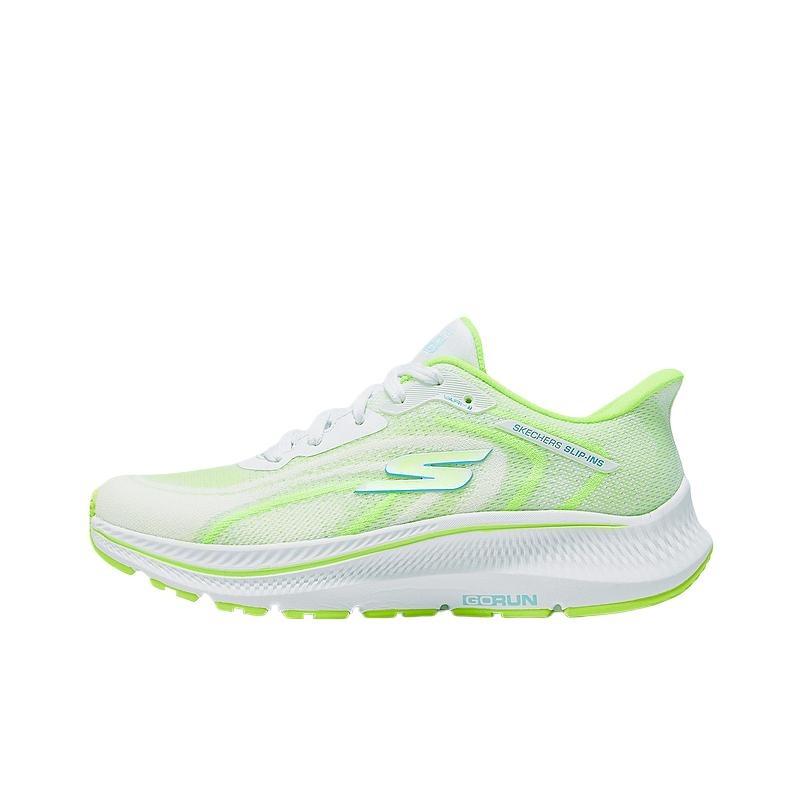 Skechers Women s GO Series Low Top Walking Shoes White Yellow 128636-WLM 37