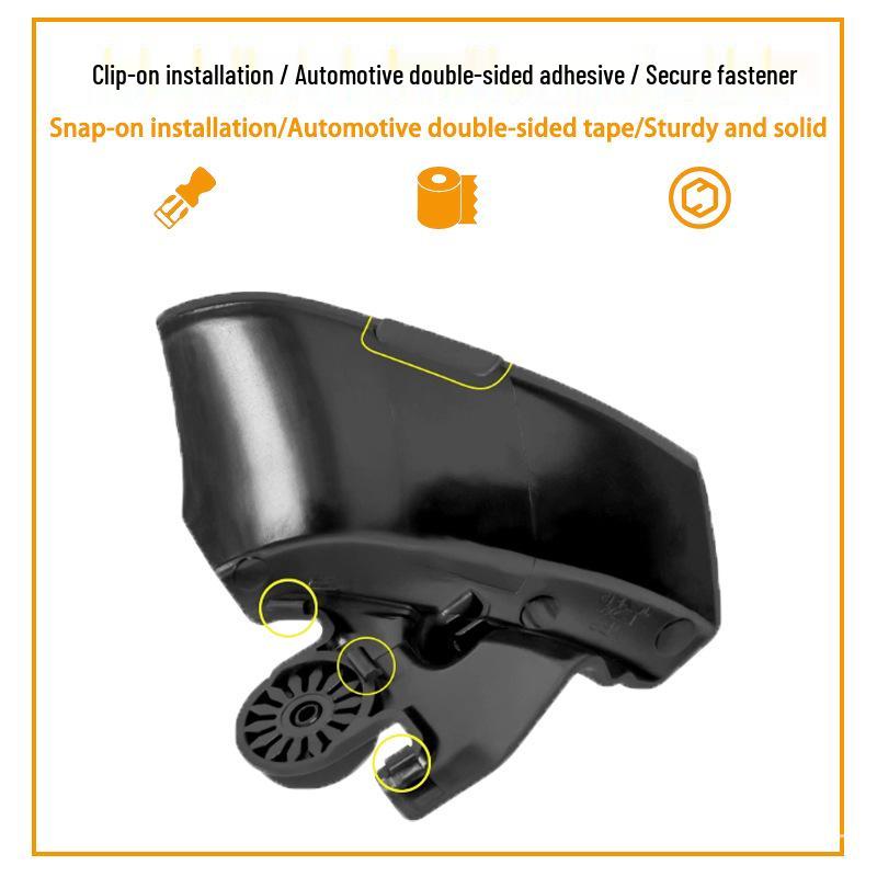 Modern Car Mount Base with Dashboard & Air Vent Clip, Includes Air Freshener