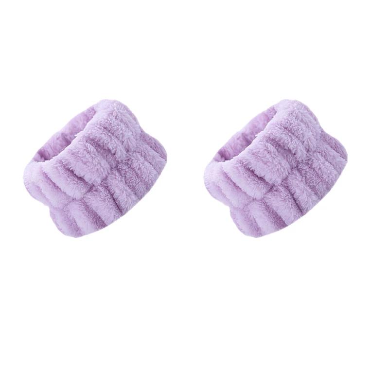 2/4/8PCS Reusable Wrist Washband Microfiber Wash Towel Band Wristband for Washing Face Women Girl Yoga Sport Wrist Sweatband