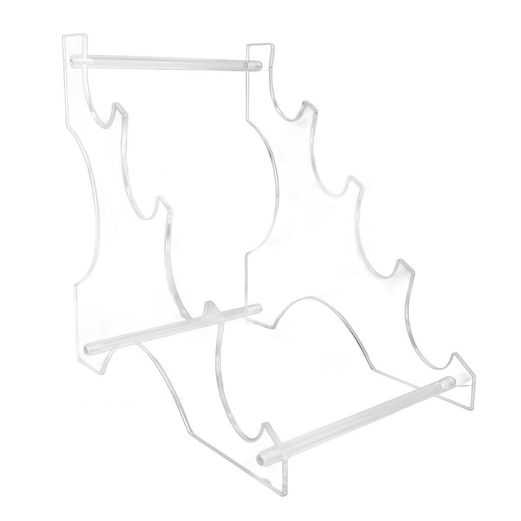 Acrylic Desktop Lightsaber Stand 4 Tier Lightsaber Holder Light Saber Display Rack for Swords Transp