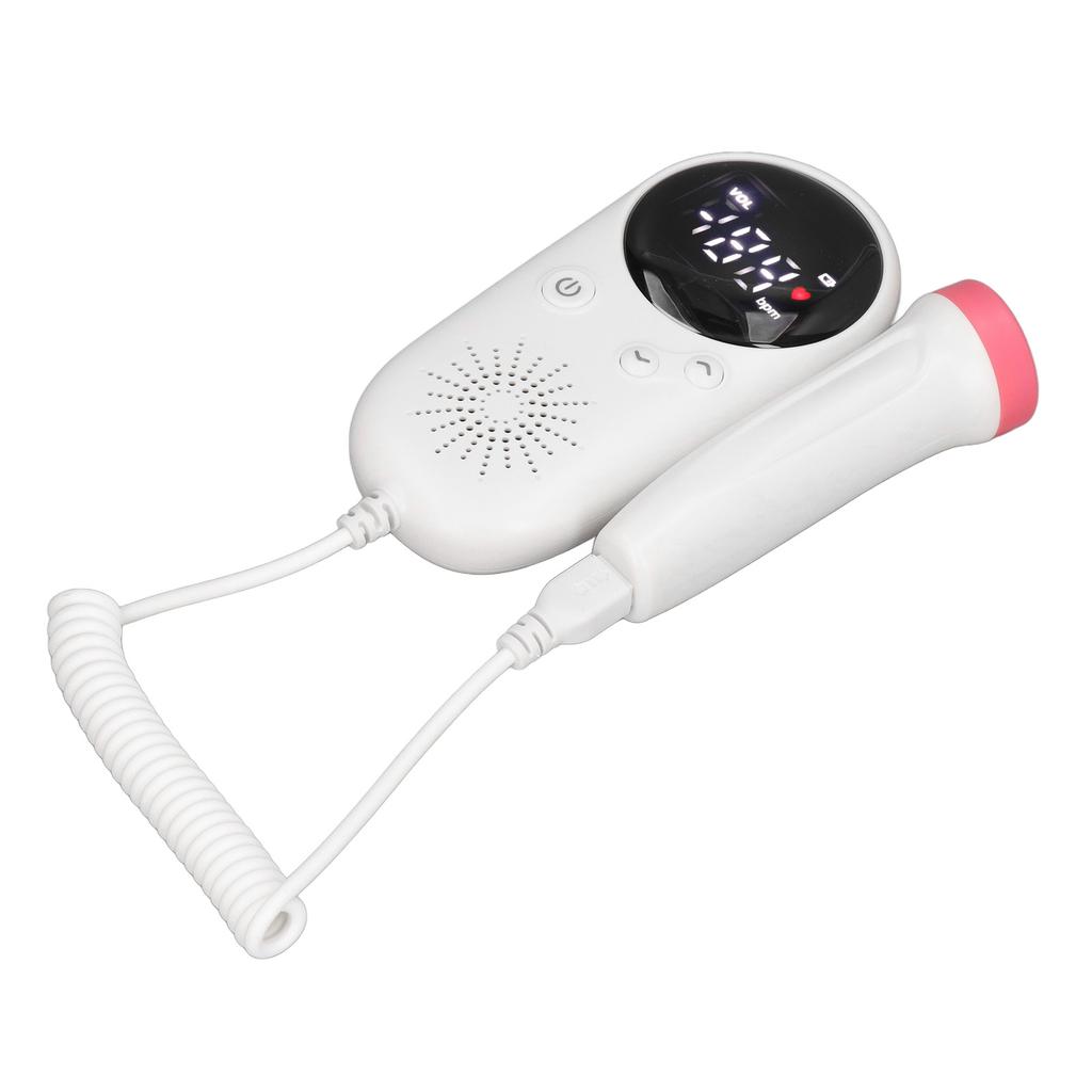 Fetal Heartbeat Monitor Professional High Sensitivity Probe Safe Accurate Pregnancy Heartbeat