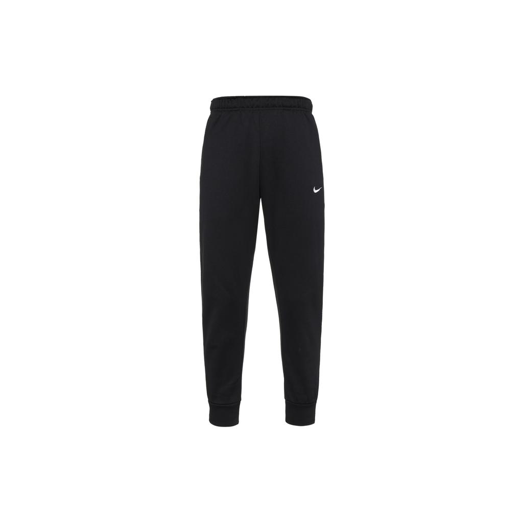 Nike Slim Fit Cuffed Knit Joggers With Logo Print Men Bottoms Black DQ5406-010