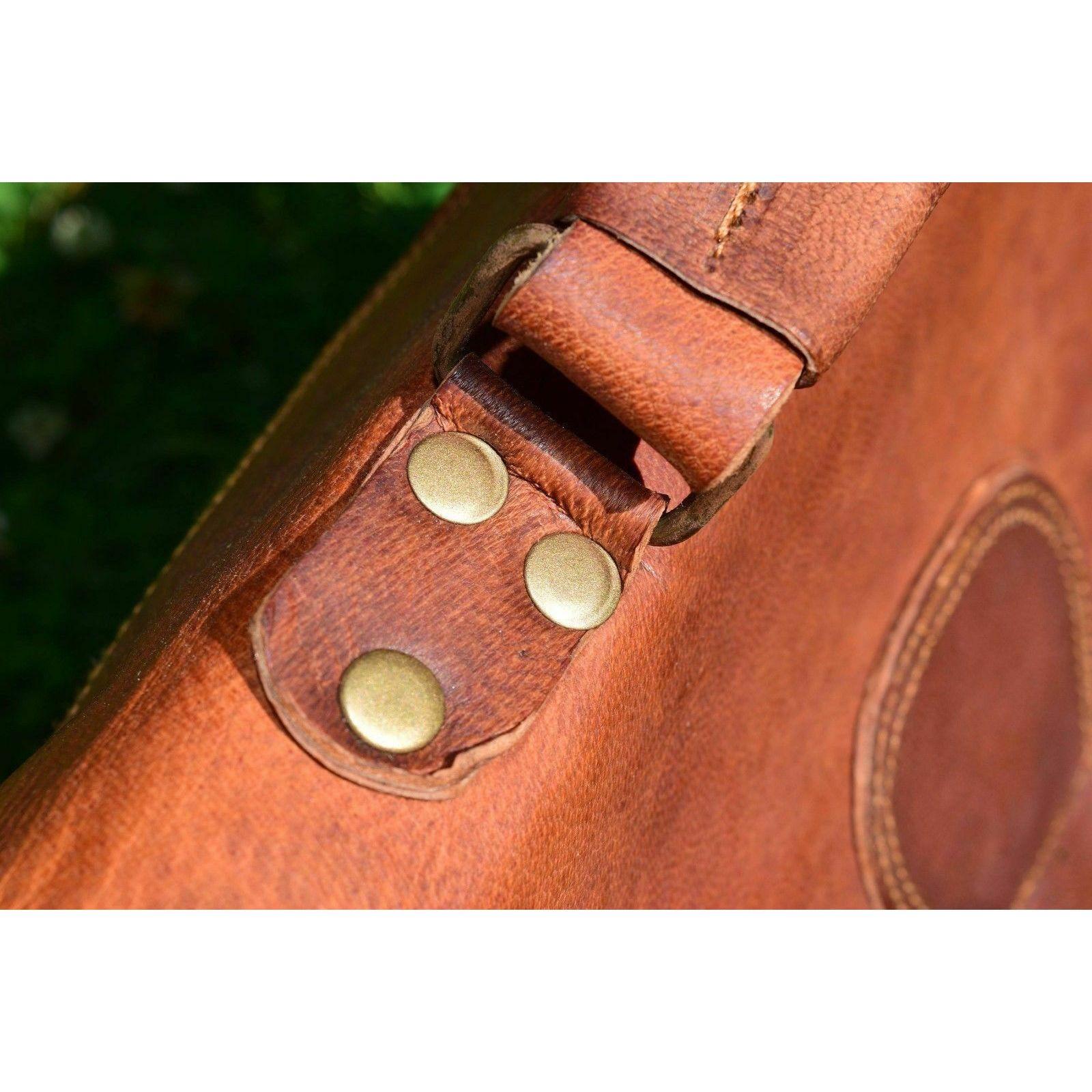 Новая натуральная сумка из натуральной кожи козьего мужского ноутбука — фото 5