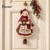 Landhaus-Urlaubsdekoration Handgefertigt Glücksbringer Oma Ornament, Vintage Winter Oma Hängeanhänger Weihnachtsdekorationen mit Korb, Sentimental