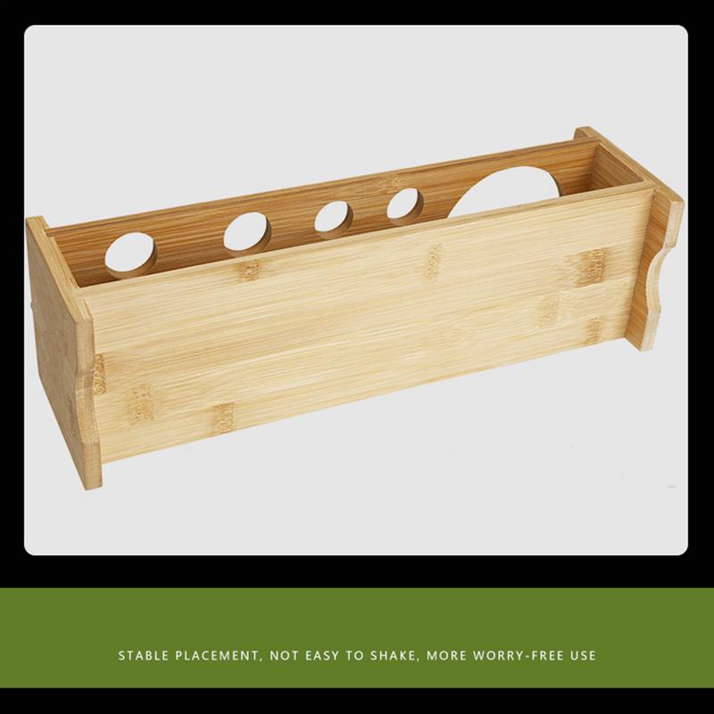 Bartender Kit Stand Bartender Tool Kit Holder Professional Drinkware Tools Wood Drink Mixer Set Stand Shake Accessory Holder