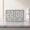 Temperature Monitor Electronic Table Clock Large LED Screen LED Wall Clock  Wall Mounted