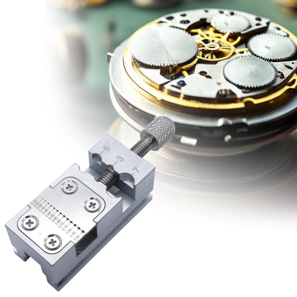 Portable Watch Repair Tool Stainless Steel Vise Clamp To Support Watch Maintenance Tasks Repair Vise Wheels 5cm