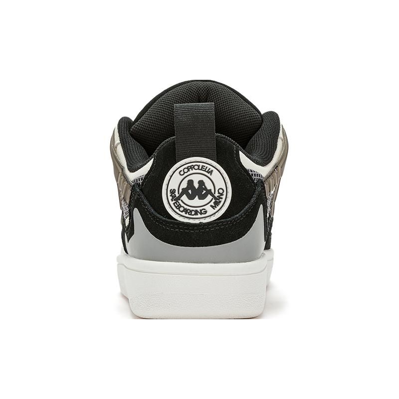 Coppolella X Kappa Street Dominance Skateboard Sneakers 2.0 Durable Low-Top Unisex sneakers White Black Brown K0CY5CS21-0106A