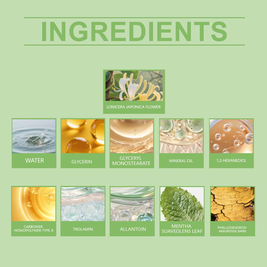 Soothing Relief Cream Cool Moisturizing Cream, Soothes And Protects Irritated Skin 30g