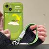 Applicable à la coque de téléphone portable Apple 15 IPhone 14 Été Cool Lanière Noix de Coco 13pro Miroir à Rabat Xs Transparent